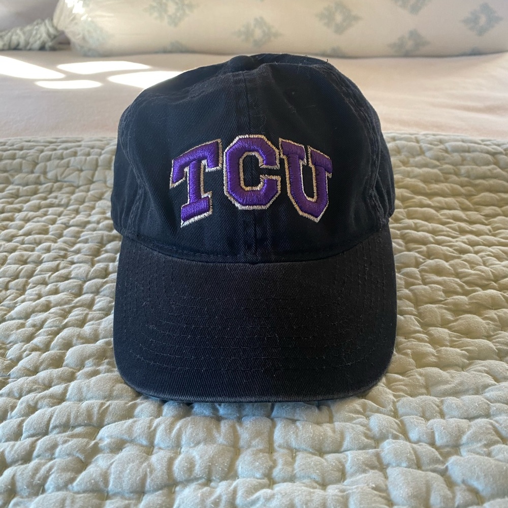 Black TCU Women's Cap